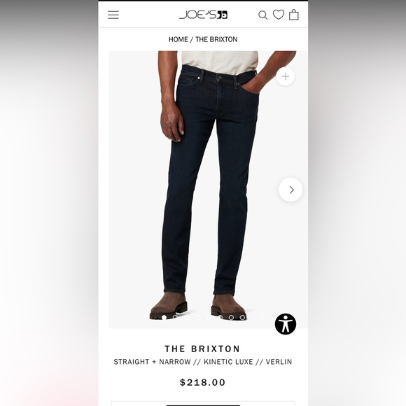 Brixton Joe's Slim Fit Kinetic Joe's Jeans The Brixton